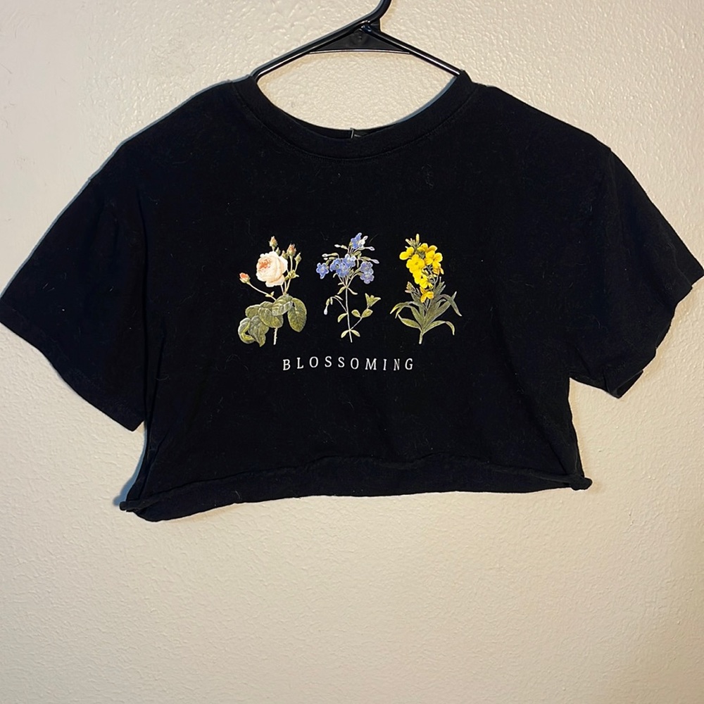 Floral crop top